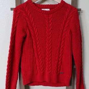 Hollister Red Pullover Sweater